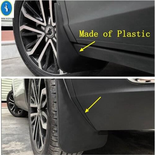 Front Rear Wheel Mud Flaps Mudflaps Splash Guards Mudguards Protective Kit Cover Trim Fit For Volkswagen T-Roc T Roc 2018 - 2021