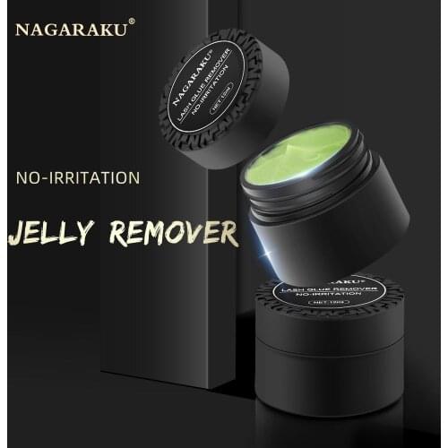 NAGARAKU Professional False Eyelash Glue Remover Eyelash Extensions Tool Cream Fragrancy Smell Glue Remover Jelly Remover