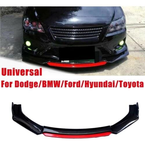 New Adjustable Universal Car Front Bumper Lip Splitter for Dodge/BMW/Ford/Hyundai/Toyota/Honda/Nissan Body Kit Spoiler Diffuser