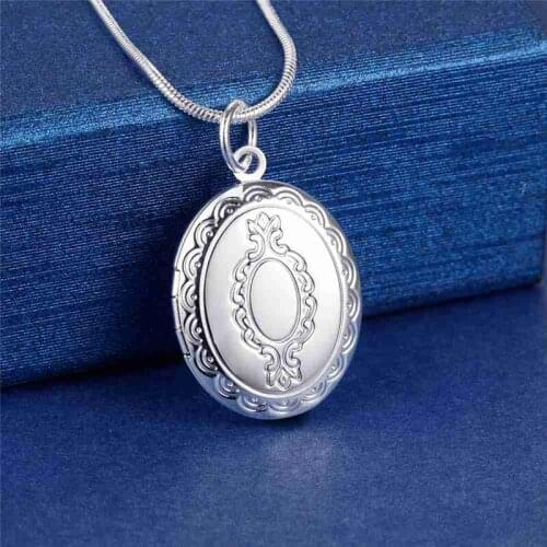 Special offer 925 Sterling Silver Necklace for women charm Retro oval Pendant Holiday gifts Fashion party wedding Jewelry