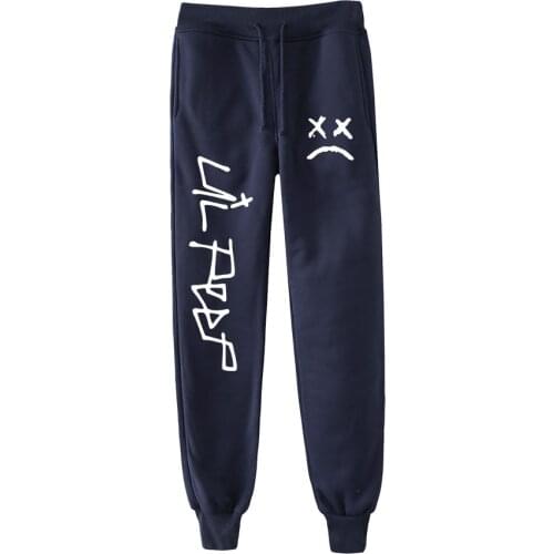 Lil Peep Sport Pants Men/women Harajuku Style Trousers Lil Peep SweatPants Casual Pants Print Pencil Pants Loose Pocket Trousers