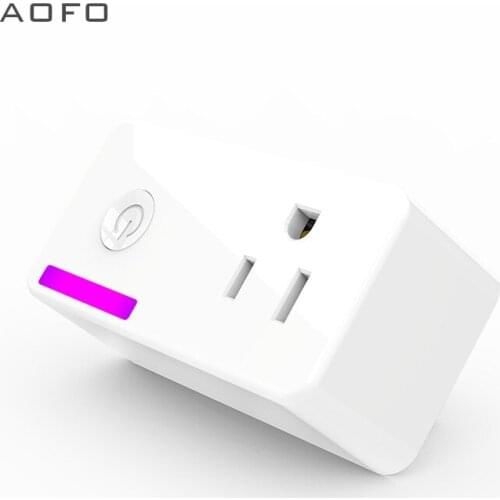 AOFO WiFi Smart Plug Outlet with Energy Monitoring, No Hub Required, Compatible with Alexa Echo and Google Assistant