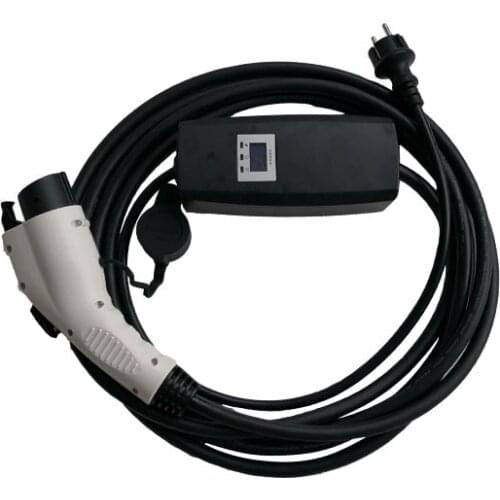 16A flexible evse j1772 schuko for ev charging electric car portable charger EV CHARGER