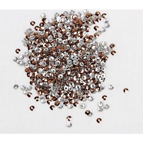 Beadsland Round With Holes Hotfix Aluminum Sequins For DIY Clothes Bag Jewelry Cellphone Art Decoration 4*4mm 500pcs