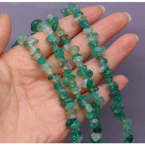 Natural Stone Gravel Scattered Beads Aventurine Loose Spacer Beads for Handmade Crafts Bracelet Necklace Jewelry Making