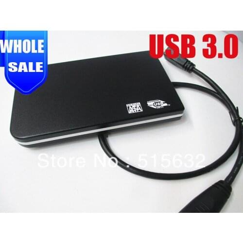 Wholesale new improved version USB 3.0 2.5 inch SATA External HDD Hard Drive Disk Case Enclosure Box free shipping