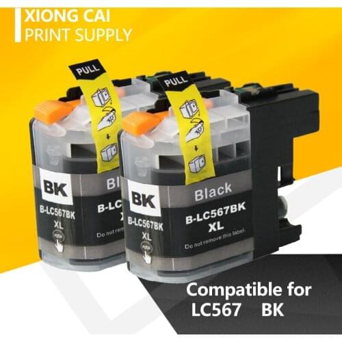 Black Ink Cartridge LC567 Compatible for Brother MFC-J5330DW MFC-J5730DW MFC-J6530DW MFC-J6730DW MFC-J6930DW Printers