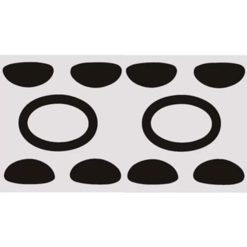 For BenQ ZOWIE EC1-B / EC2-B Gaming Mouse Skates mouse feet legs [0.6mm] (2 sets of replacement feet pads)