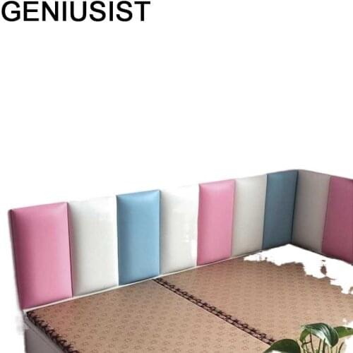 Head Board Anti-collision Tete Lit Enfant Hoofdboord Child 3D Wall Sticker Pared Cabeceira Cabecero De Cama Bed Headboard