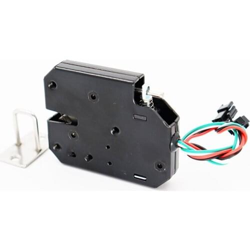 Electromagnetic lock DC 12V supermarket intelligent locker electronic lock access control mailbox lock State feedback