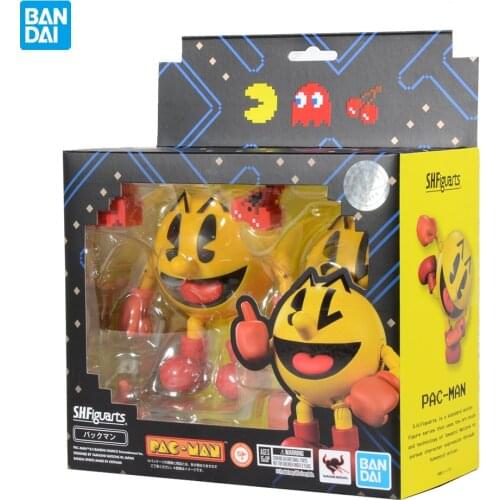 Bandai SHF Pac-Man Cherry Red ghost face ghost 40th Anniversary Edition Action Figurals Brinquedos Model