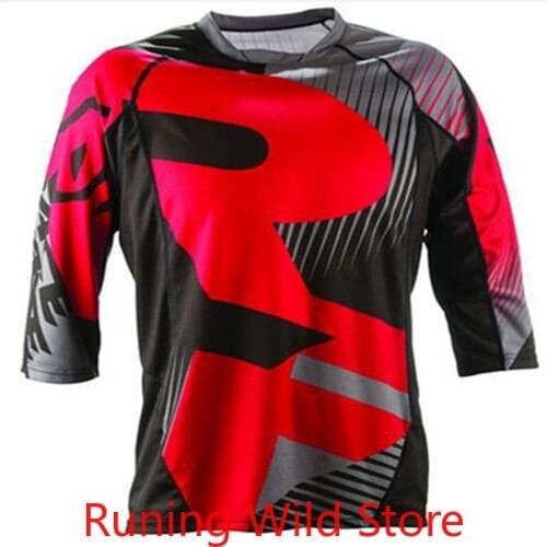 2022 Mens T-shirts Clothes Motorcycle MX Mountain Bike RF DH MTB Motocross Jersey Long Sleeve T-shirt Breathable Quick Dry