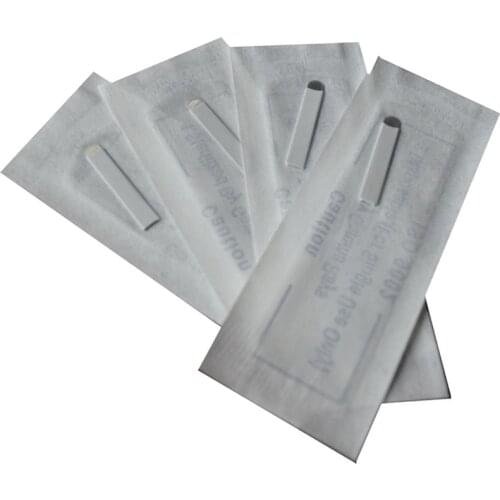 Tattoo Eyebrow Needles Makup lip NeedleTattoo Needle 50pcs 18U Shape Tattoo Eyebrow Needle/Manual Needle permnent Makeup Blade