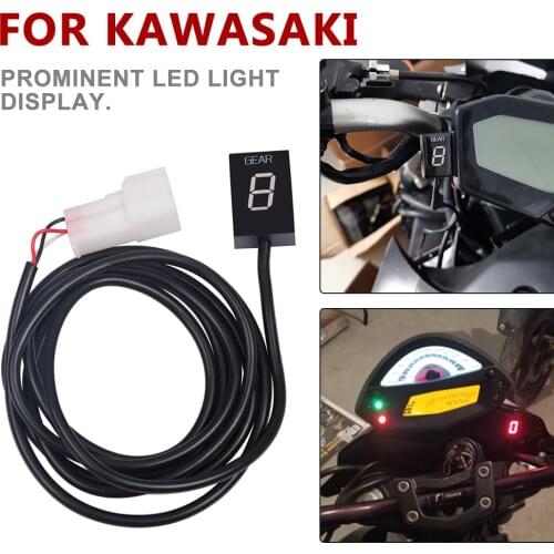Motorcycle Gear Display Indicator For Kawasaki Z750 Z1000 Z 750 1000 VN900 VN1700 VN2000 Vulcan 900 1700 2000 Ecu Plug Meter