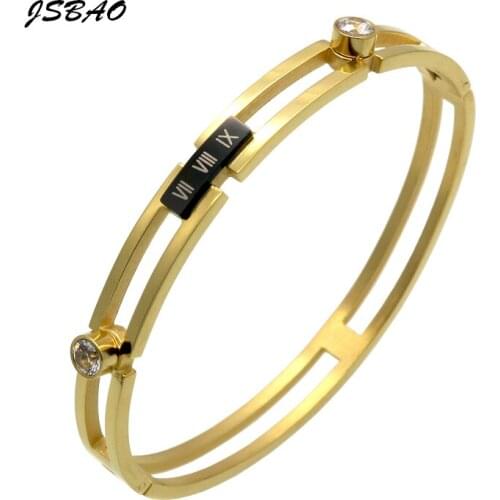 JSBAO Luxury Zircon Bracelets & Bangles Wedding pulseira Wrist Crystal Bracelet Brand Jewelry For Women Fine Jewelry