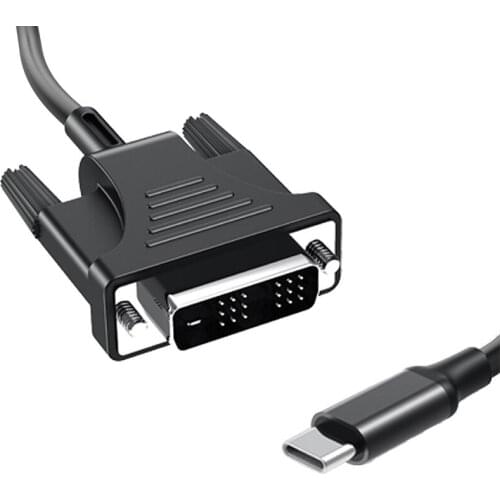 USB C to DVI Cable Adapter USB 3.1 Type C to DVI Male 4K Compatible for Air 3.1 to DVI Adapter Cable (2M)