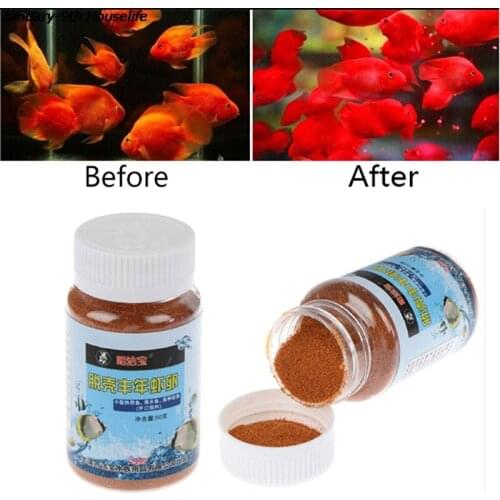 50g Small Fish Brine Shrimp Eggs Artemia Forages Healthy Ocean Nutrition Fish Food For Juvenile Fish