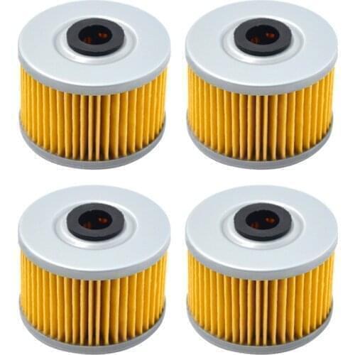 4pcs Oil Filter For HONDA XR 350 1983-1987 XR400 XR400R XR 400 XR 400R 2004 XR 500 1981-1985 XR600 XR600R 1985-2002