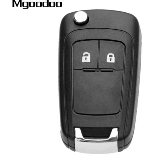 Mgoodoo 2Buttons 433Mhz Remote Key Smart Car Key ID46 Chip HU100 5WK50079 For Opel Vauxhall Astra J Corsa E Insignia Zafira C