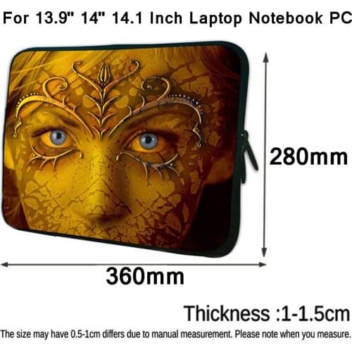 Wholesale Sleeve Laptop 14.1" 13.9" 14 Inch Prints Carry Bags For Huawei Matebook D 14 2020 Asus ZenPad Acer Dell Neoprene Case