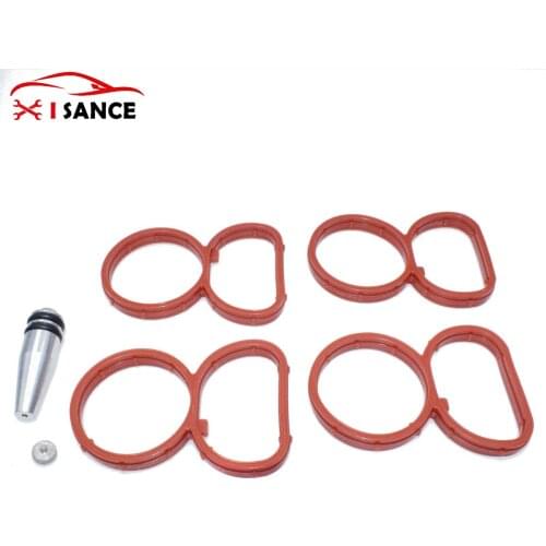 Intake Swirl Flap Delete Blank Plug Bung Metal AND Manifold Gaskets For BMW 1ER E81 E87 E88