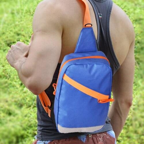 Unisex outdoor jogging bag Polyester sports chest bag