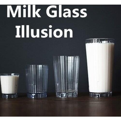 Diminishing Milk Glasses Magic Tricks Stage Close Up Magia Magician Mentalism Illusion Gimmick Props Comedy More Milk Magia Cup