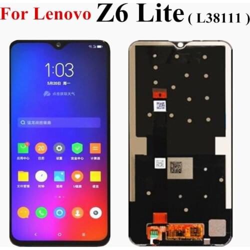 LCD For Lenovo Z6 lite / Z6 Youth LCD Display Touch Screen Digitizer Panel Glass Assembly for Lenovo L38111 Z6 lite LCD