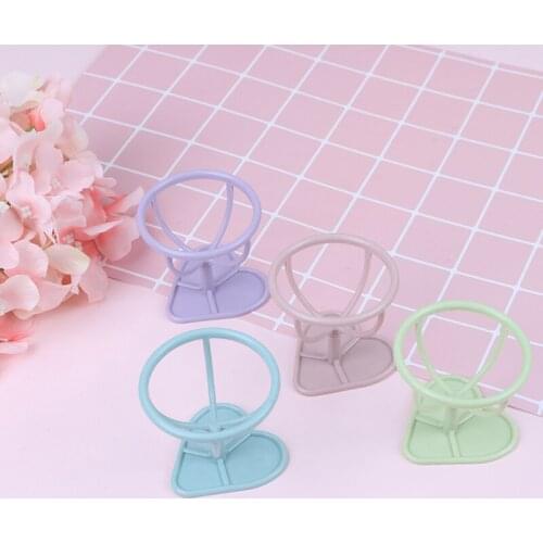2pcs Makeup Sponge Holder Cosmetic Puff Stand Sponge Drying Holder With Heart Shape Base Metal Make Up Puff Organizer Maquiagem