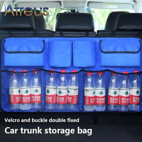 Car Trunk Back Seat Oxford Organizer Bag for Abarth Fiat BMW E60 E36 E34 E90 F30 F10 F20 Mercedes Benz W203 W204 Accessories