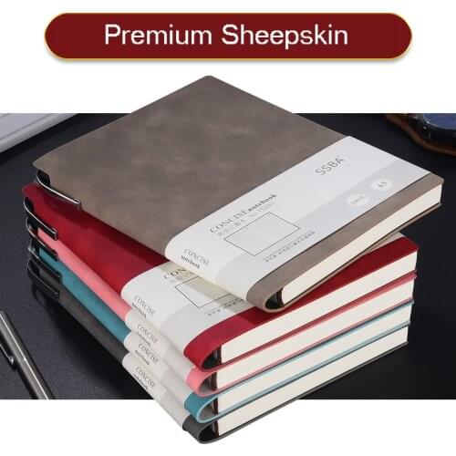 Bullet Journal Notebook stationery Leather business meeting record A5 Paper Line page Notepad Planners School agenda office