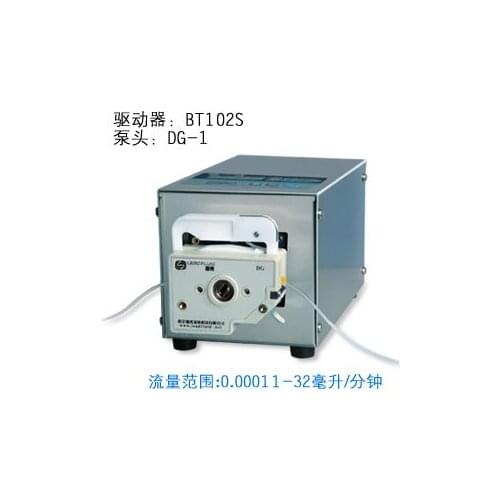 BT102S DG10-1 Industrial Medical Lab Basic Variable Speed Water Fluid Dosing Pump Dosing Peristaltic Pump 0.00011-20ml/min