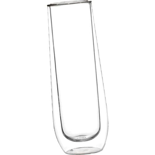 Borosilicate Glass Double Wall Tea Coffee Milk Bottle for Party