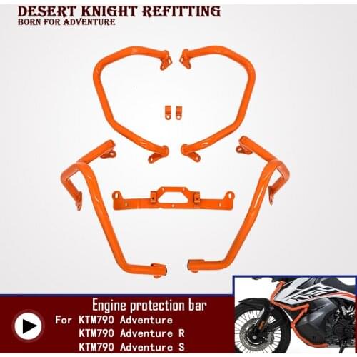 For KTM 790 Adventure R 790 R 2019 2020 Motorcycle Engine Guard Crash Bar Bars Bumper Protector Fairing Accessories