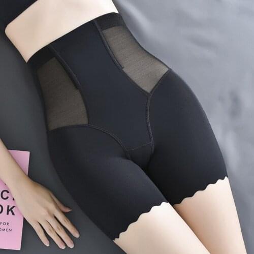 Women Cotton High Waist Underwear Sexy Lace Female Panties Shapewear Abdomen Hips Slimming Lingerie Briefs Seamless