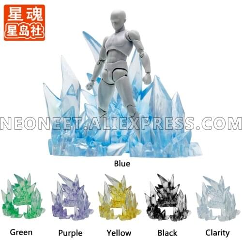 Tamashii Ice Rock Crystal EFFECT Model Kamen Rider SHF Action Figure Fire Scenes Toys Special Effect Action Toys Accessories