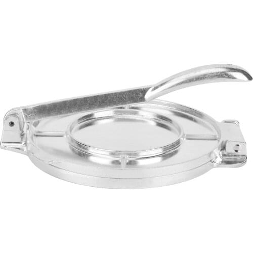 8in Long Handle Tortilla Maker Machine Aluminum Alloy Foldable Tortilla Cake Pressing Tool for Home Kitchen