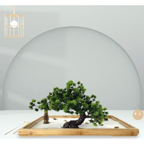 Chinese Zen Garden Kit for Desk Office Table Mini Zen Sand Garden Kit for Meditation Create Unique Calming Zen Garden Kit Decor