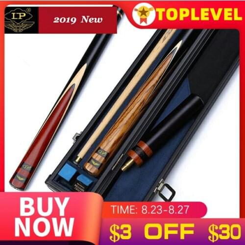 LP Ash Handmade 3/4 Piece Snooker Cue Kit Stick with Good Case with Extension 9.5/9.8mm 10mm Tip Snooker Sticks Made in China