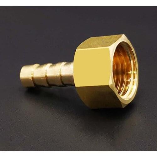 M12 M14 M18 M20 Metric Female Hosebarb Mini Brass Coupling Coupler Connector Water Gas Oil