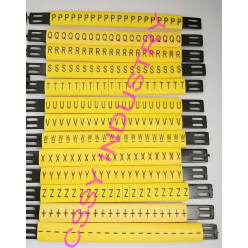 28pcs/lot freeshipping MS-190mm cable marker line and 4mm2 Flat cable marker ABCDFEFGHIJKLMNOPQRSTUVWXYZ +-different Letter