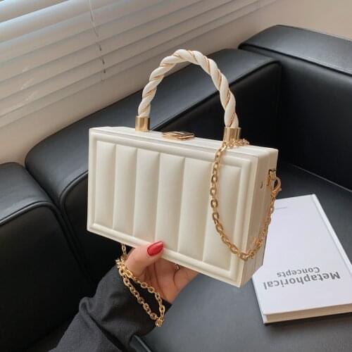 Fashion Korean Style Box bag Small Shoulder Bag For Women Shopping Bag Female Handbags and Purses Luxury Design Crossbody Bags