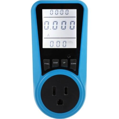 US Backlight Power Metering Socket Electric Power Monitor Intelligent Billing Socket Electric Meter