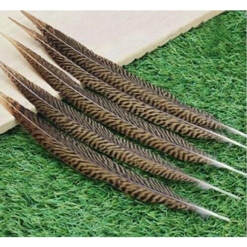 Wholesale! 100pcs/lot Perfect 12-14 inch/30-35 cm Natural Golden Pheasant Tail Feathers for home /carnival/wedding decoration
