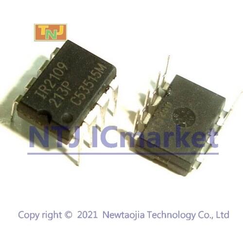10 PCS IR2109 DIP-8 IR2109PBF HALF-BRIDGE DRIVER IC CHIP