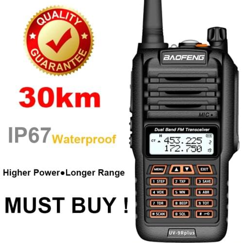 Professional Baofeng UV 9R Plus Ham CB Radio Comunicador walkie talkie two way radio 10-50km vhf uhf baofeng uv9r plus