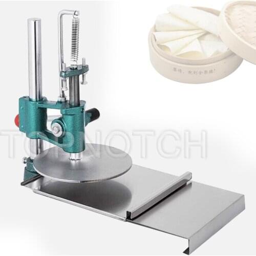 Manual Dough Sheet Pressing Machine Pancake Roti Bread Cake Pressing Flattening Machine