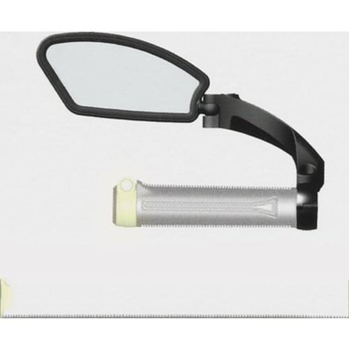 Bicycle Stainless Steel Lens Mirror MTB Handlebar Side Safety Rear View Mirror Road Bike Cycling Flexible Rearview Mirrors