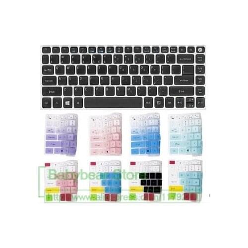 14 inch Silicone laptop keyboard cover protector For Acer Aspire SF314 Swift 3 E5-432G SF-314-51 K4000 TMX349 SF314-51-5395