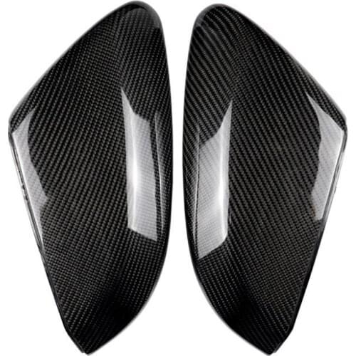 2Pcs Rearview Side Mirror Cover Caps Fit for Honda Civic 10th Generation 2016-18